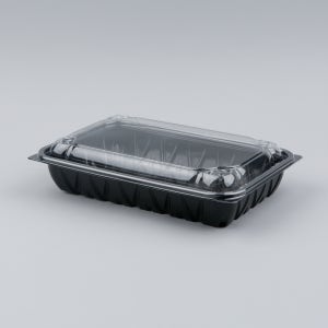 [DL]초밥 스시 김밥 회 포장 일회용 찬용기 S-0313-7 블랙 400세트