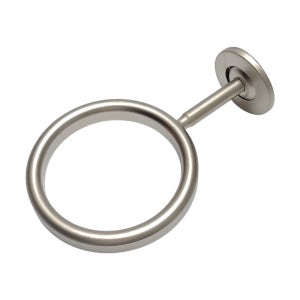 포인트철물 고급 헤어 드라이기 거치대 걸이 홀더 니켈 벽면 체결 80mm