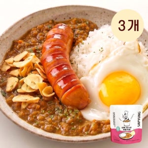 [BEST] 사평 숙성 진한 맛 저수분 일본카레 키마카레 오리지널, 200g, 3개