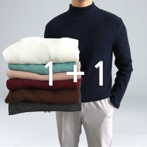 1+1 남자반폴라 골지니트 남자니트