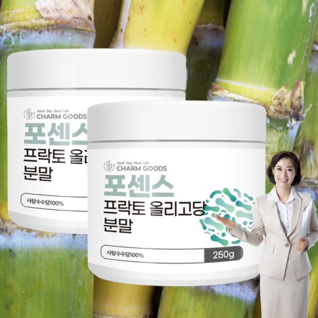 포센스 <b>프락토올리고당</b>분말 500g 사탕수수당 장내환경 <b>프락토 올리고당</b> 가루 효능