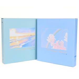 모닝글로리 27000 4R 접착 앨범 (20매) 포토앨범 리필가능 4공 바인더형 국산