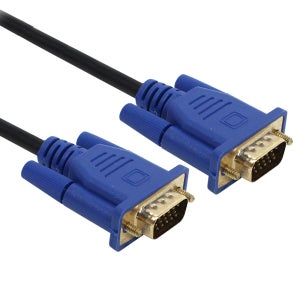 넥시 RGB 모니터 케이블 노트북 빔프로젝터 VGA 연장선 5m, 1개