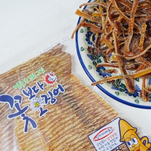 한양식품 꽃보다오징어 소프트 슬라이스 150g+150g 세트 마른안주 꽃징어