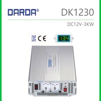 DARDA 다르다 순수정현파 12V 3KW 차량용 인버터 DK1230A 220V 태양광 변압기 캠핑용 캠핑카 카라반