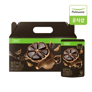 풀무원녹즙 발효숙성 흑마늘600 건강즙 흑마늘즙 80ml x 30포