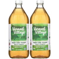 Vermont Village Organic Apple Cider Vinegar 버몬트 빌리지 애플 사이더 비니거 32oz(946ml) 2팩