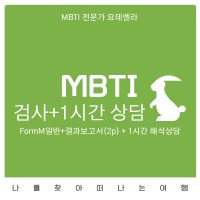 MBTI 정식검사 온라인 FormM일반+1시간상담