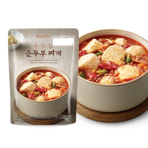 신세계푸드 피코크 우리집 순두부찌개 500g 1개