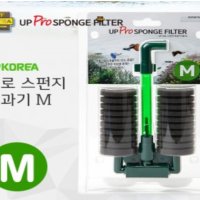 UP 프로 스펀지 여과기 M (쌍기) 구피 열대어 해수어 거북이 산소발생기 어항 물고기