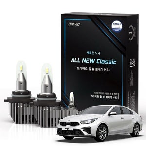 합법제품 브라비오 올뉴K3 (18년-현재) LED 전조등 헤드라이트 전구 9005타입