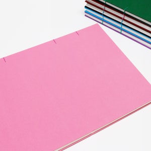 수제 드로잉북 크로키북 A3 마카롱핑크