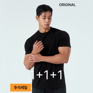 1+1+1 무지 머슬핏 반팔 5컬러 짐웨어