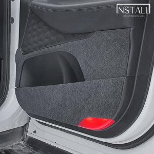 현대 더뉴싼타페 페이스리프트 (2020) 인스톨 스크래치 방지 도어커버