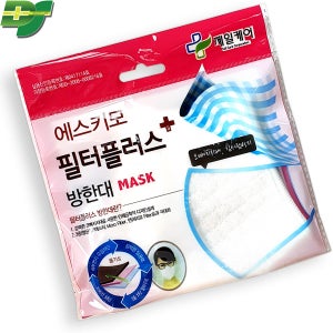 에스키모 필터플러스 방한대 면마스크 30개 (화이트)
