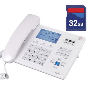 맥슨 MS-120R 자동응답전화기 통화중녹음 32GB