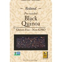 Roland 씻어 나온 블랙 검정 검은 퀴노아 340g 3팩 - 고대곡물 Black Quinoa from Peru, Pre-washed