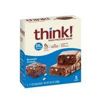 Think 싱크 하이 프로틴바 브라우니 크런치 5개입 키토 단백질바 300g