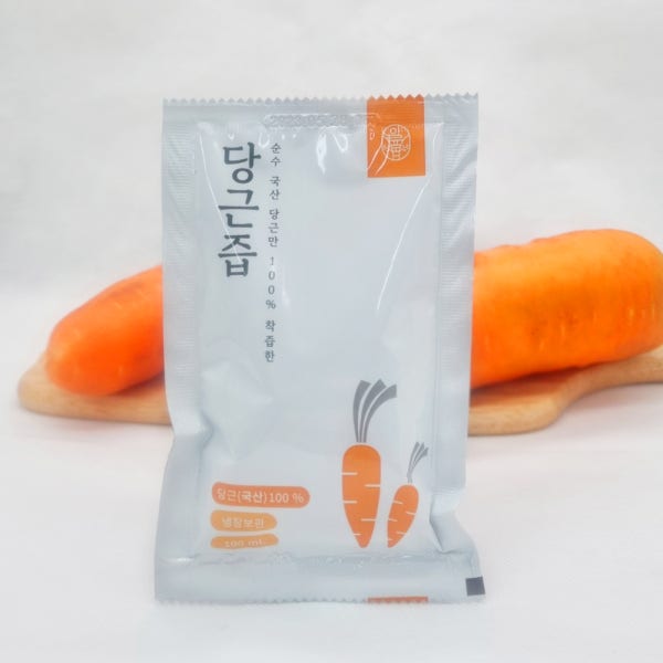 물한방울 없는 국내산 착즙 당근즙 100 ml x 30포 nfc 당근 효능