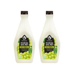 포모나 톡톡베이스 청포도 1.2L, 2개