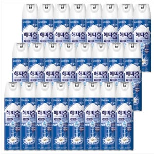 해피홈 에어로솔 500ml 수성 무향 X 24개 뿌리는 모기약 살충제 홈키파 킬라