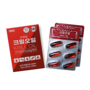 드리오 남극 크릴오일 인지질 30캡슐