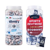 sports dextrose 덱스트로스 포도당 몽스 monks 당충전 편의점 목 캔디 set