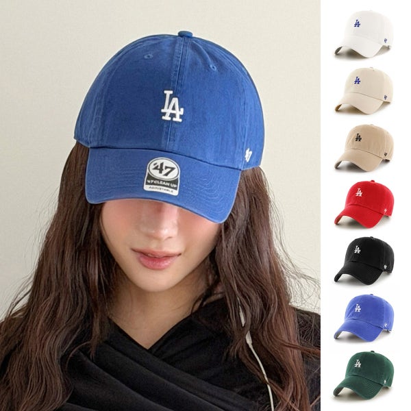 MLB모자 47브랜드 LA다저스 NY 스몰로고 야구모자 볼캡