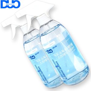 듀오 소독용 에탄올 83% 스프레이 500ml 2개 뿌리는 살균 손 소독 제