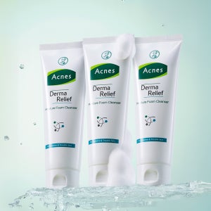 아크네스 더마 릴리프 모이스처 폼클렌저 125ml, 3개