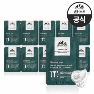 맨허스트 일회용 쉐이빙젤 파우치 4g×1,000ea(벌크) 면도젤 면도크림