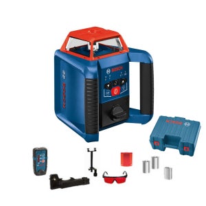 보쉬 GRL350HV 회전 레이저 레벨기 세트 수직수평측정