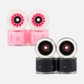 스케이트보드 LED바퀴 핑크 / 블랙 이미지