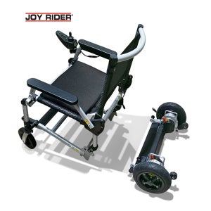 조이라이더 분리형- 접이식 경량 노인전동차 본체 분리시 12kg/ 9.5kg로 노인이 적재가능한 경량무게 ,미국개발 대만생산 파나소닉 배터리적용 .아트원무빙체어 본사 시승