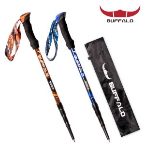 버팔로 락스타 4단 등산스틱 7075 2개세트 케이스포함 노르딕 워킹 트레킹 등산용품