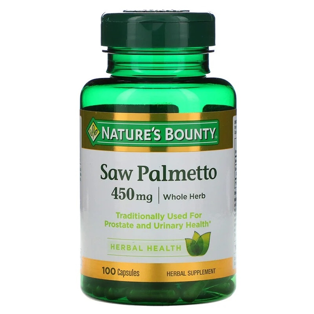 <b>네이처스 바운티 쏘팔메토</b> 미국산쏘팔메토 Saw Palmetto 450mg 100캡슐