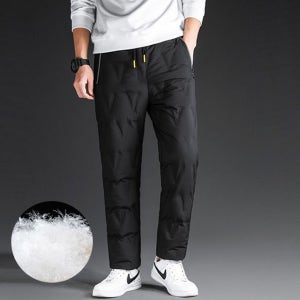 오리털 남자 패딩바지 겨울 깔깔이 방한바지