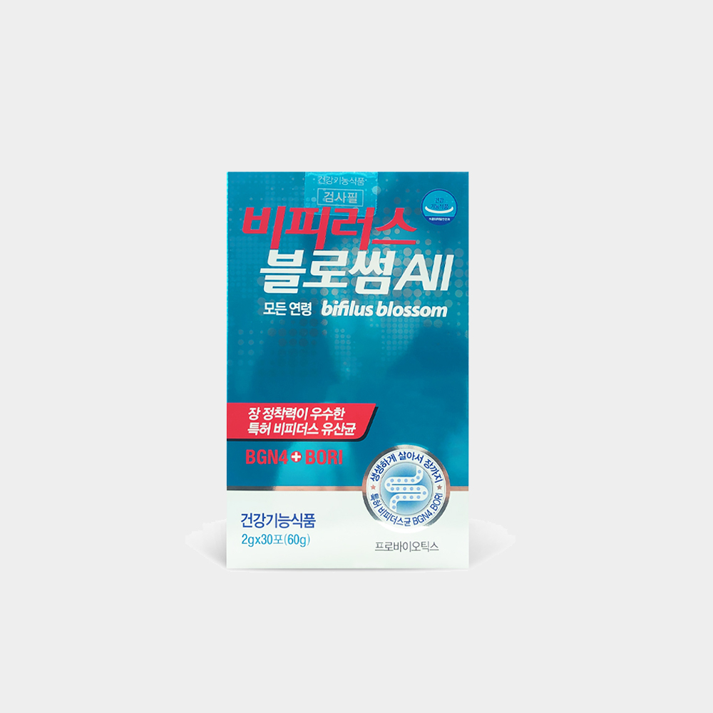 비피러스 블로썸 ALL 30포 프로바이오틱스 유산균 1개월분 프리미엄 유산균 <b>초당약품</b>