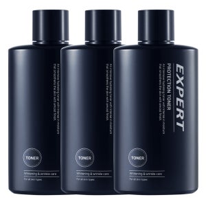 피엘디크 엑스퍼트 프로텍션 남성 스킨 대용량 미백 주름개선 남자 화장품 200ml, 3개