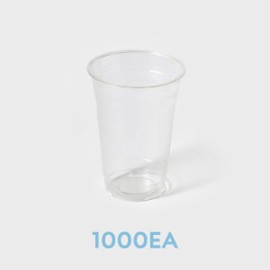 무지 480ml 친환경 일회용 투명 컵 1000개 테이크아웃 커피 아이스 카페