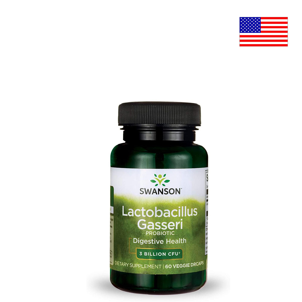 미국 Swanson 락토바실러스 가세리 30억 <b>CFU</b> <b>프로바이오틱스</b> 60캡슐