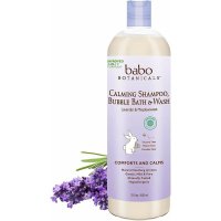 Babo Botanicals 바보 보태니컬스 베이비 카밍 샴푸 버블 베스 워시 450ml