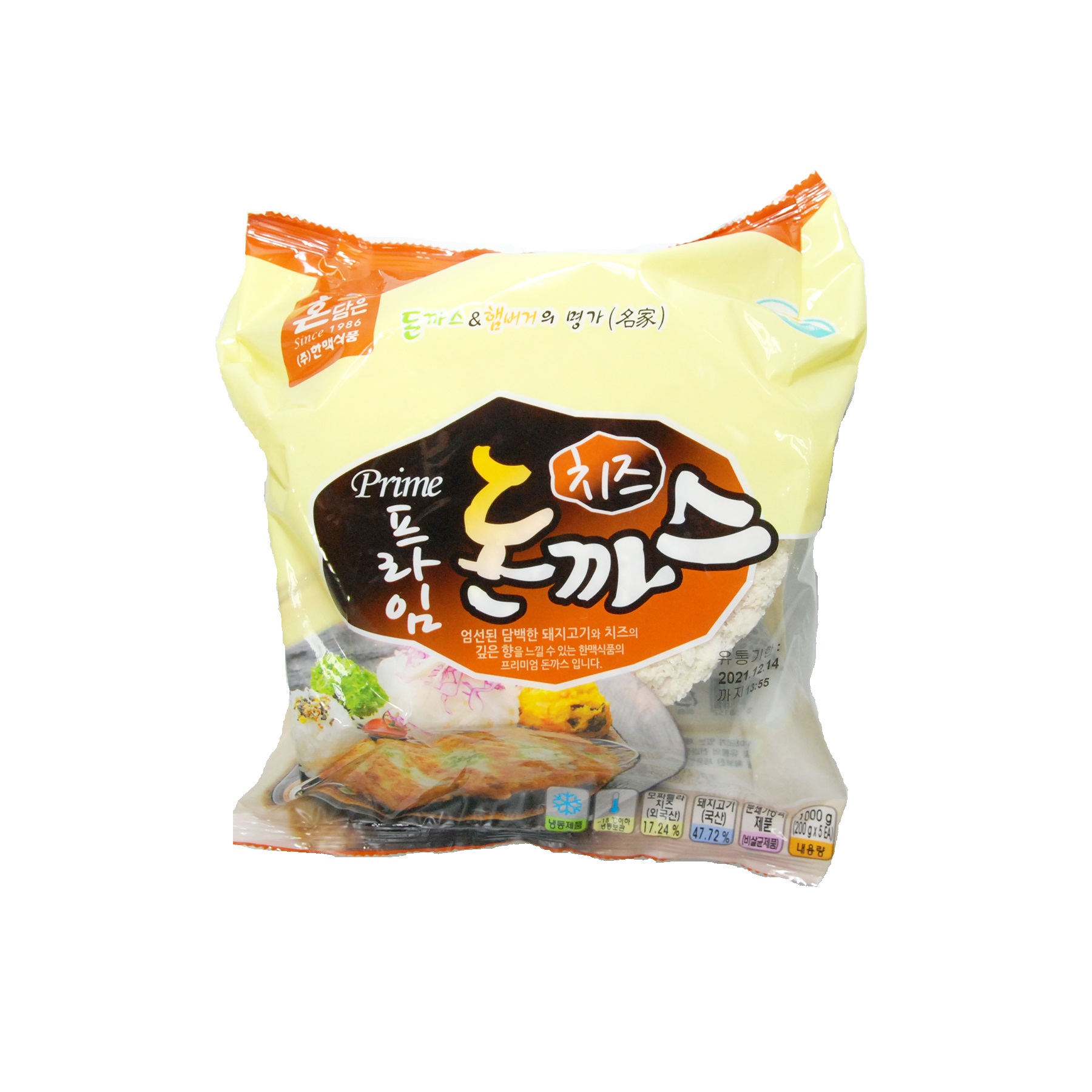 한맥 혼담은 프라임 치즈 돈까스