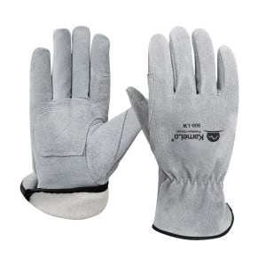 카멜로 겨울 방한 티그 알곤 co2 아크 용접 작업 가죽 기모장갑 808-LW