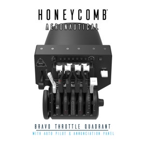 허니컴 브라보 스로틀 Honeycomb Bravo Throttle Quadrant 비행조이스틱