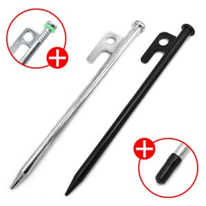 캠프웨이 캠핑 단조팩 텐트팩 스틸 말뚝 콜팩 20cm