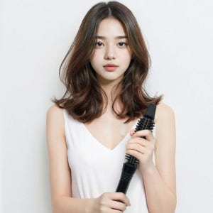 피닉스 컬링 웨이브 고데기뿌리볼륨 헤어뽕 롤브러쉬 고데기 온도조절 pn-736