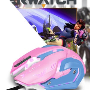 3200dpi 오버워치 DVA USB 유선 게임 기계식 마우스
