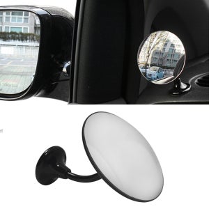 토드 76mm 자바라형 사각지대미러 보조 백미러 차량용 와이드 주차 거울 실내 차량 밀러