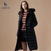 HAZZYS 헤지스 레이디스 여자 여성 겨울 벨트 롱패딩 점퍼 ASFSU08DU09